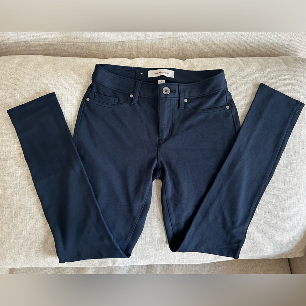 Calvin Klein Jeans Black Slim Stretch Pants